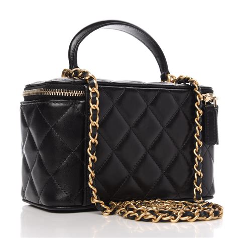 chanel small vanity chain|chanel clutch with chain lambskin.